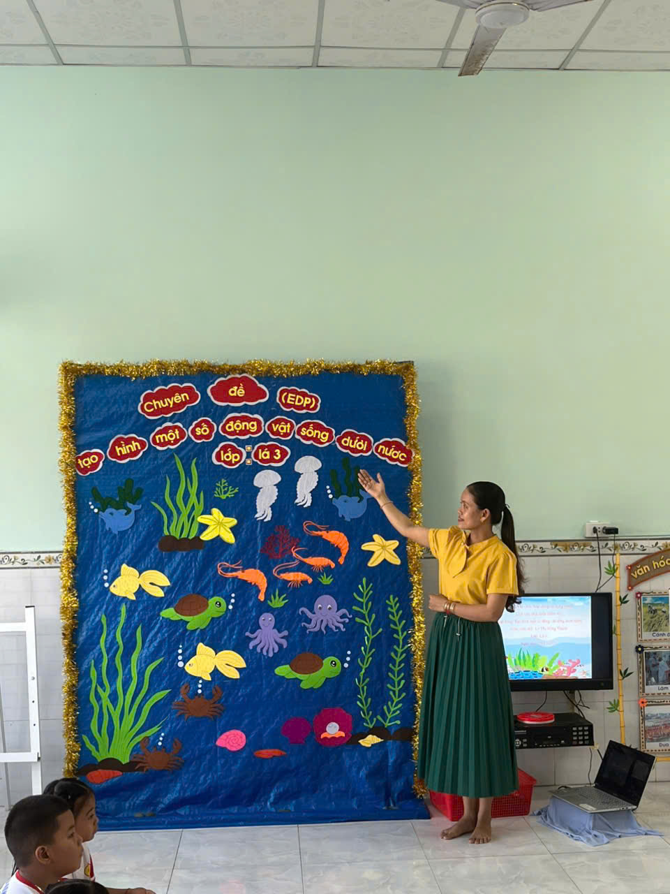 Phát huy tính tích cực của trẻ qua tổ chức hoạt động giáo dục Steam theo quy trình EDP tại trường Mầm non Phú Mỹ