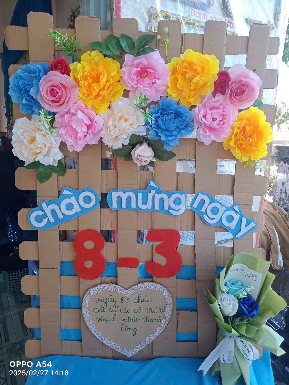 HOẠT ĐỘNG CHÀO MỪNG NGÀY 08/3 TẠI CÁC LỚP, TRƯỜNG MẦM NON PHÚ MỸ