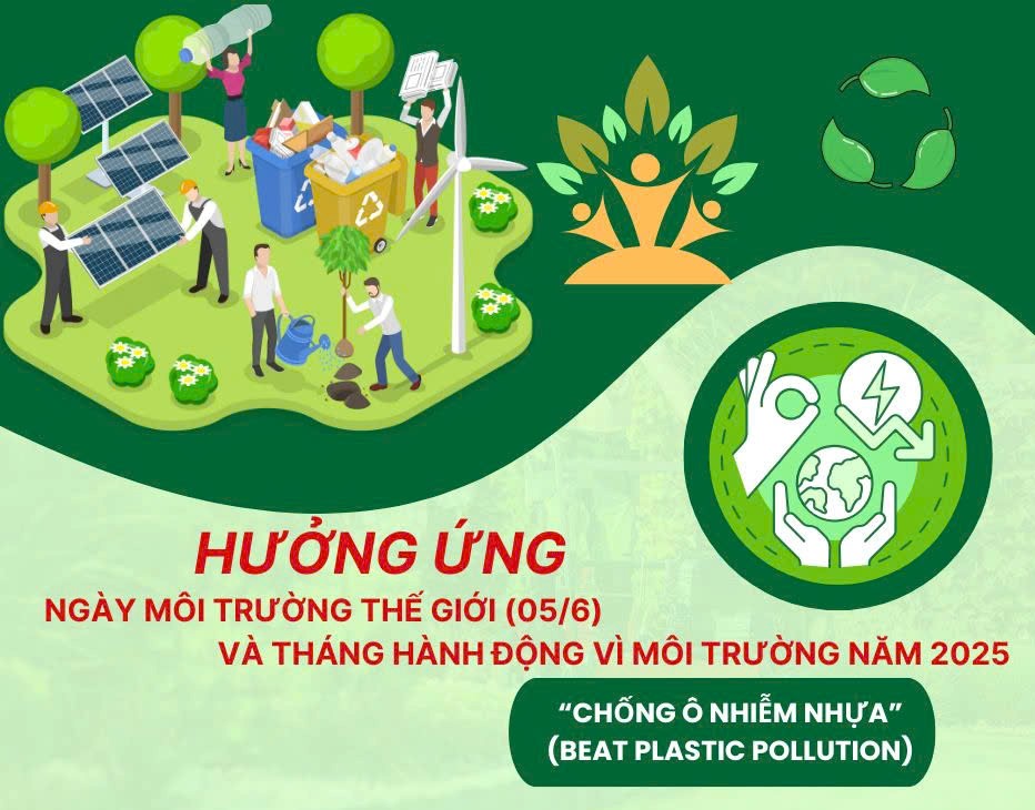 TRƯỜNG MẦM NON PHÚ MỸ TUYÊN TRUYỀN HƯỞNG ỨNG NGÀY MÔI TRƯỜNG THẾ GIỚI 05/6 VÀ THÁNG HÀNH ĐỘNG VÌ MÔI TRƯỜNG NĂM 2025