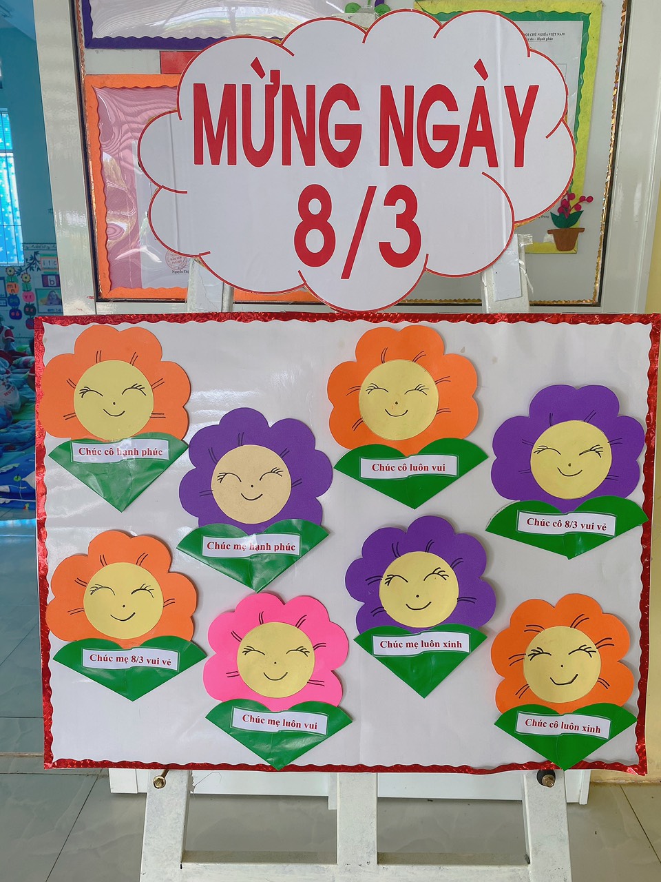 HOẠT ĐỘNG TRẺ CHÀO MỪNG 8/3 TẠI TRƯỜNG MẦM NON PHÚ MỸ